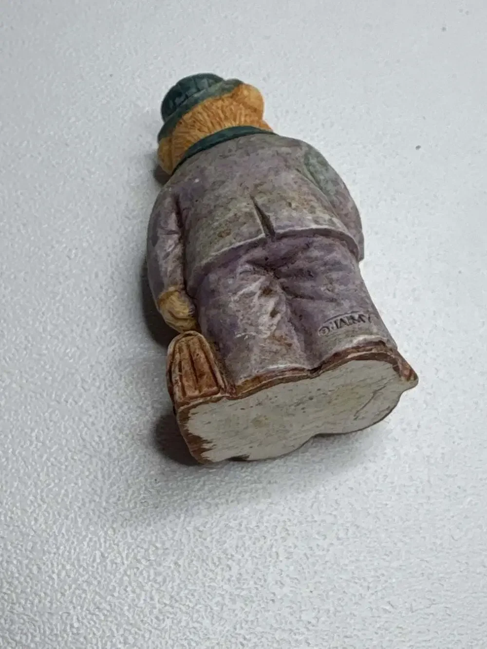Jaimy Vintage Dapper Bear Figurine with Top Hat and Cane